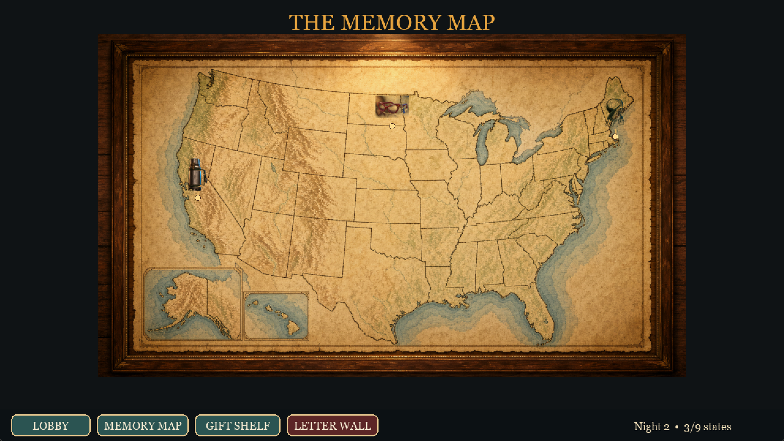 Passing Through — Memory Map